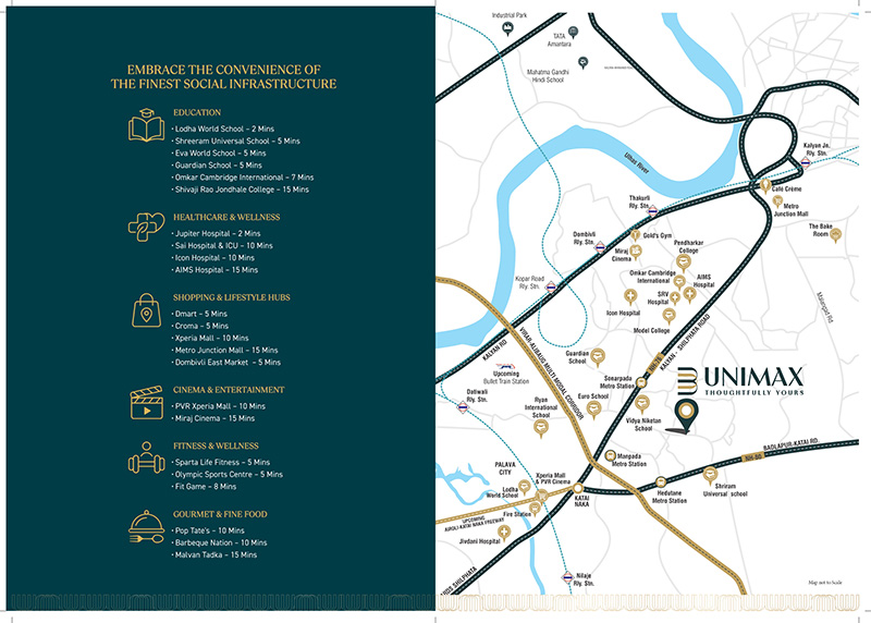 Exclusive OXYLUXE amenities at Unimax World Dombivli